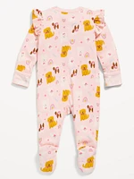 Sleep & Play 2-Way-Zip Footed One-Piece for Baby