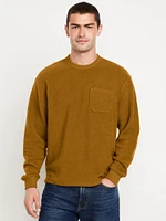 Terry Crew-Neck Sweatshirt