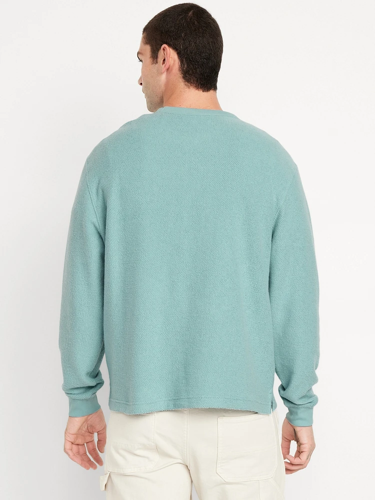 Terry Crew-Neck Sweatshirt