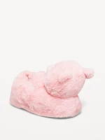 Faux-Fur Critter Slippers for Girls