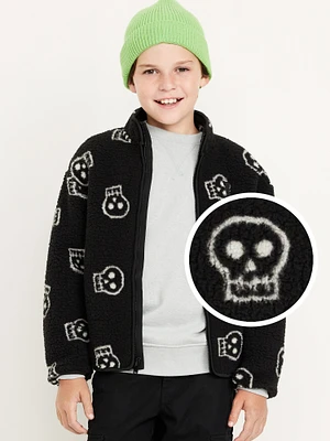 Full-Zip Sherpa Jacket for Boys