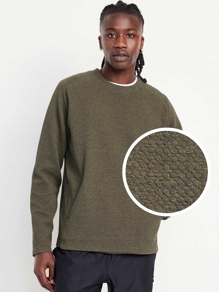 Dynamic Fleece Textured Pullover