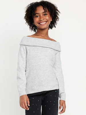 SoSoft Off-Shoulder Sweater for Girls