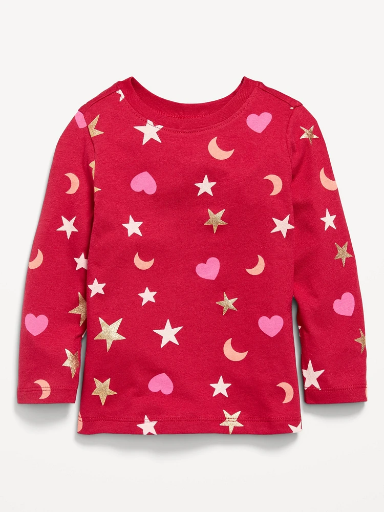 Printed Long-Sleeve T-Shirt for Toddler Girls