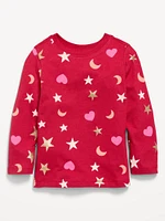 Printed Long-Sleeve T-Shirt for Toddler Girls