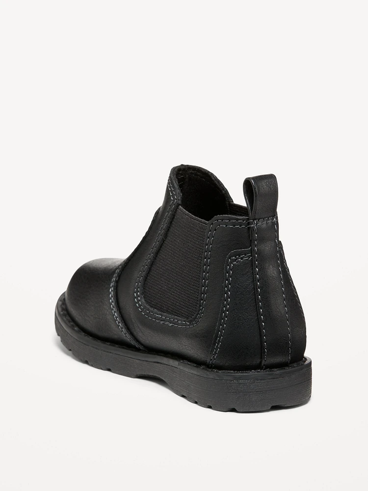 Faux-Leather Chelsea Boots for Toddler