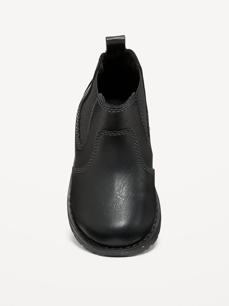 Faux-Leather Chelsea Boots for Toddler