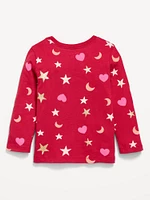 Printed Long-Sleeve T-Shirt for Toddler Girls