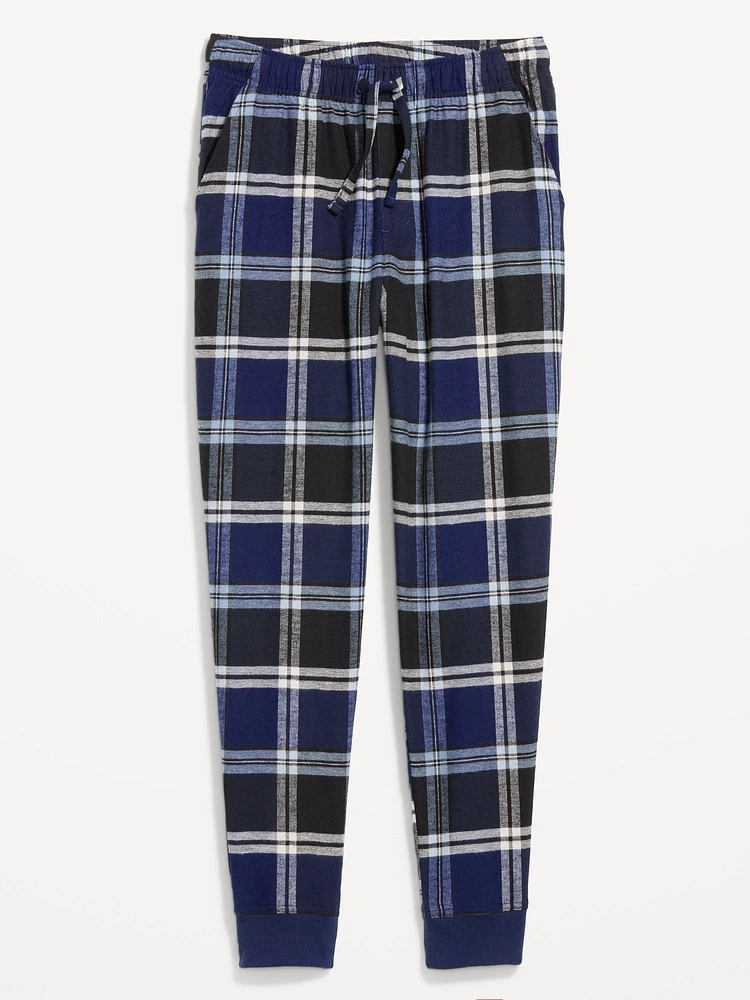 Flannel Pajama Joggers for Men