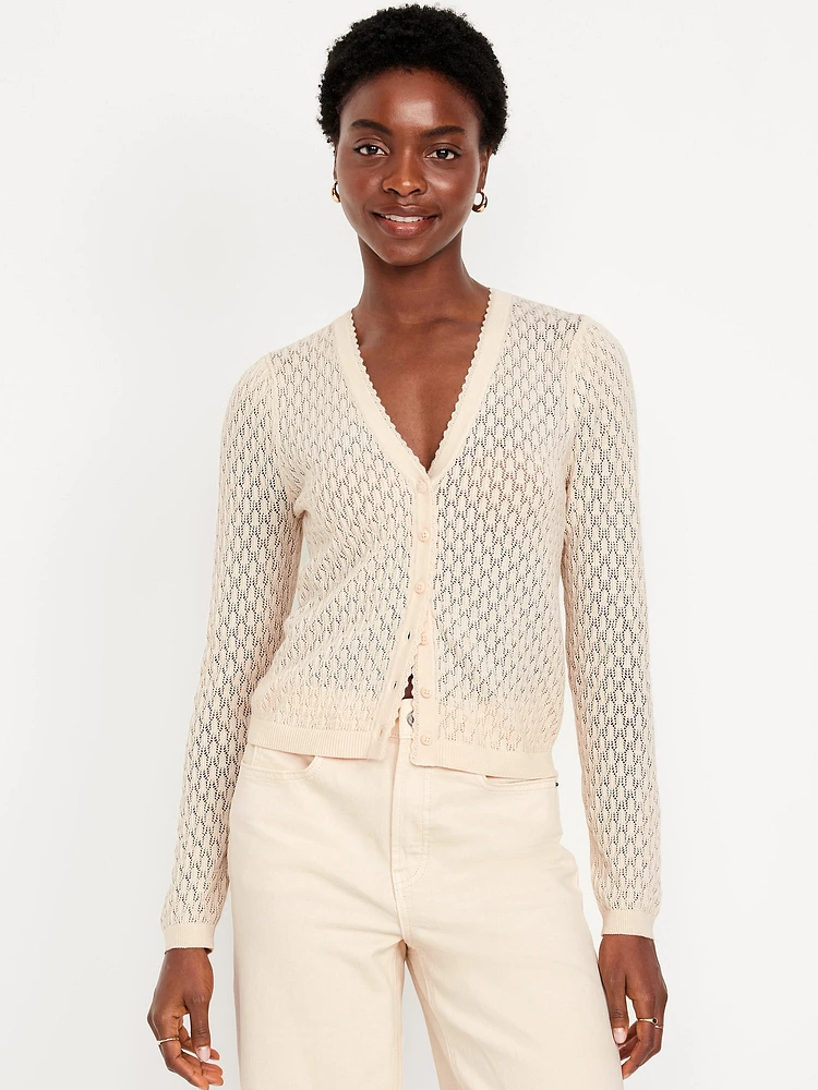 SoSoft Lite Pointelle Cardigan