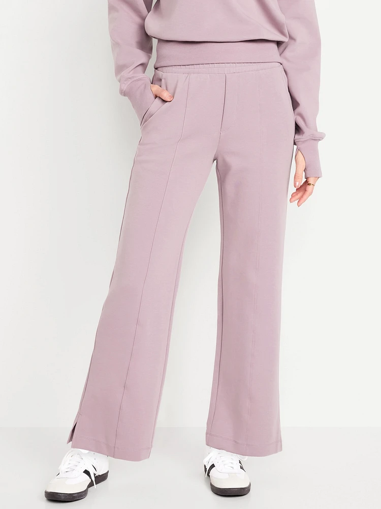 High-Waisted Dynamic Fleece Trouser Pants