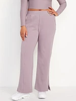 High-Waisted Dynamic Fleece Trouser Pants