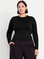 Exhale Seamless Fitted Rib T-Shirt