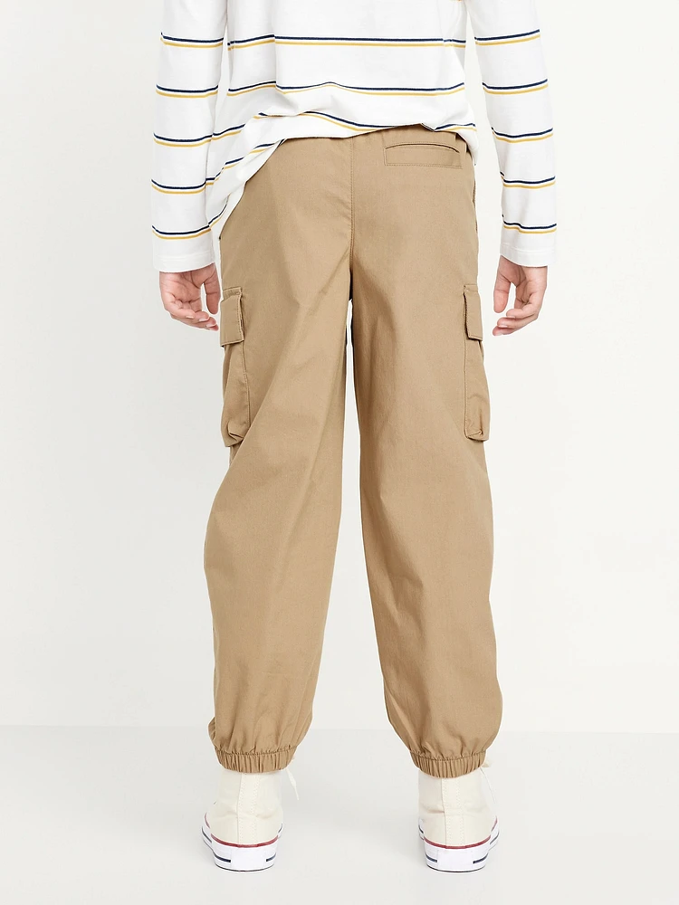 Baggy Cargo Poplin Pants for Boys