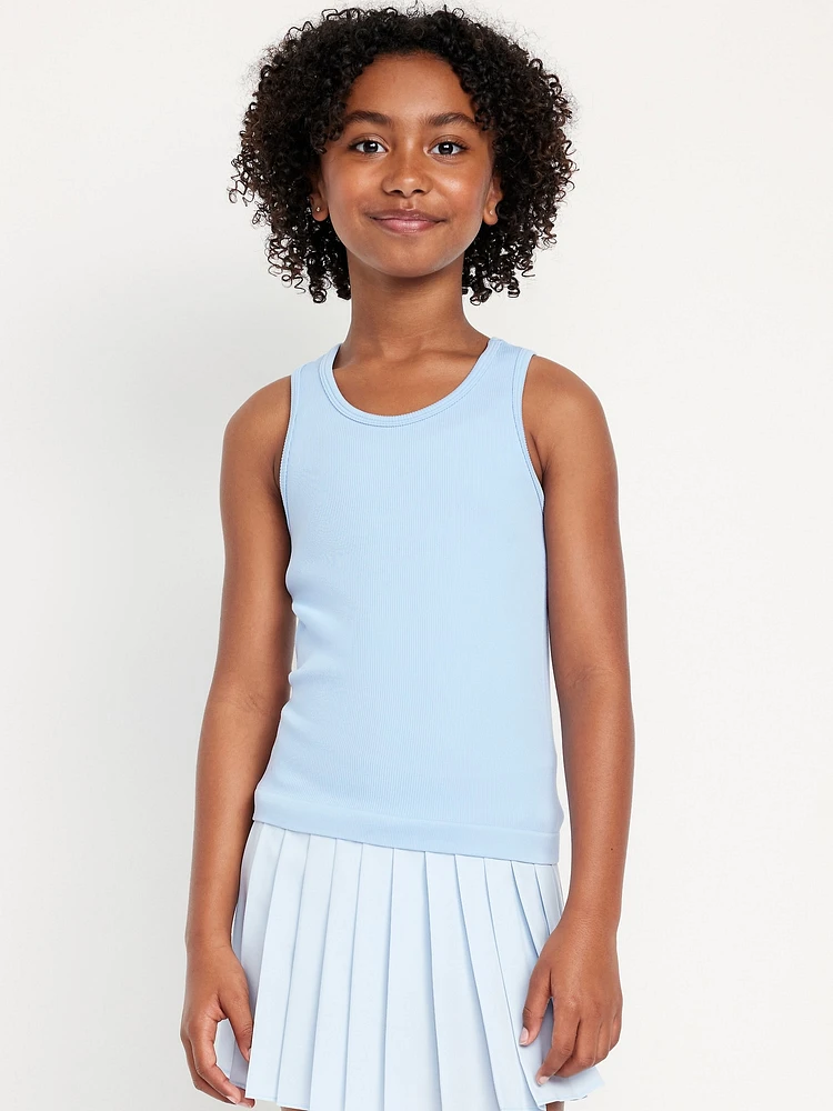 Seamless Fitted Performance Tank Top for Girls