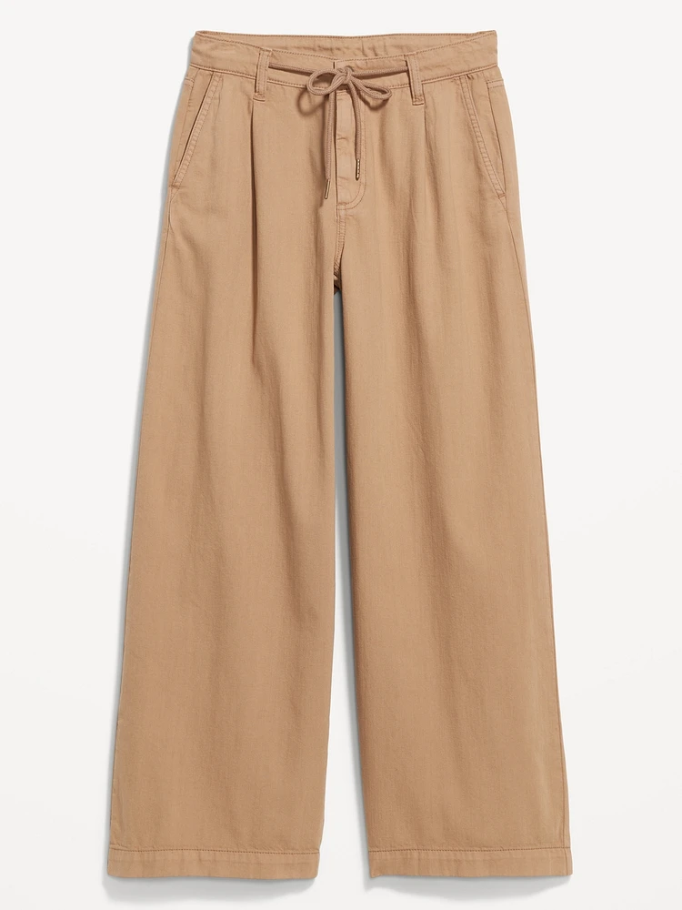 High-Waisted Super Wide-Leg Drapey Pants