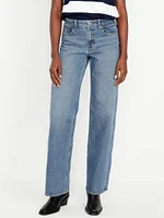 Mid-Rise Wide-Leg Jeans