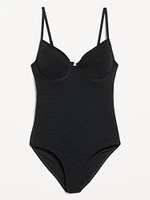 One-Piece Balconette Swimsuit