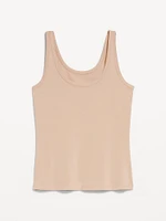 First-Layer Scoop-Neck Tank Top