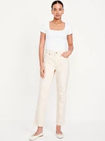 High-Waisted OG Loose Ankle Jeans