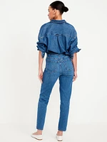 High-Waisted OG Straight Ankle Jeans