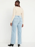 Extra High-Waisted Sky-Hi Mariner Wide-Leg Jeans