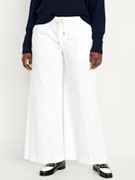 High-Waisted Super Wide-Leg Drapey