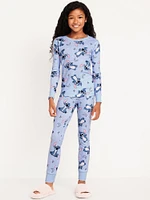 Licensed Graphic Snug-Fit Pajama Set for Girls