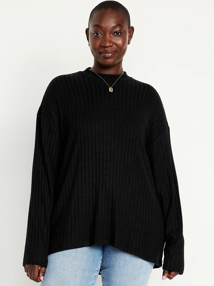 Cozy Mock-Neck Tunic