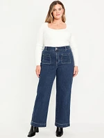 Extra High-Waisted Sky-Hi Mariner Wide-Leg Jeans