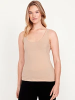 First-Layer Scoop-Neck Tank Top