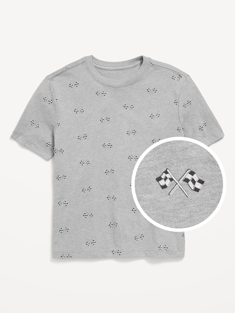Softest Printed Crew-Neck T-Shirt for Boys