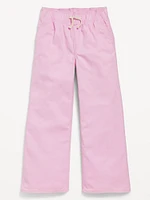 High-Waisted Baggy Wide-Leg Pull-On Jeans for Girls