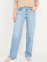 Mid-Rise Wide-Leg Jeans