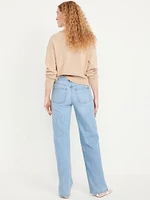 Mid-Rise Wide-Leg Jeans