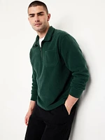 Terry Quarter-Zip Polo