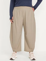 High-Waisted SleekTech Barrel Ankle Pants