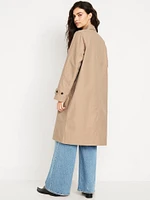 Water-Resistant Twill Coat