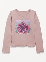 Fitted Licensed Graphic T-Shirt for Girls