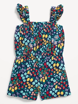 Sleeveless Romper for Toddler Girls