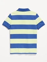 Printed Pique Polo Shirt for Boys