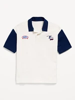 Oversized Graphic Polo Shirt for Boys