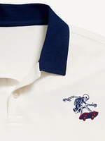 Oversized Graphic Polo Shirt for Boys