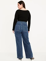 Extra High-Waisted Sky-Hi Mariner Wide-Leg Jeans