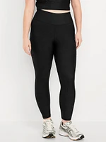 High-Waisted PowerSoft Side-Pocket Crop Leggings