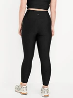 High-Waisted PowerSoft Side-Pocket Crop Leggings