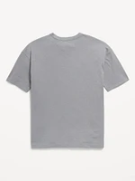 Oversized Short-Sleeve Pocket T-Shirt for Boys