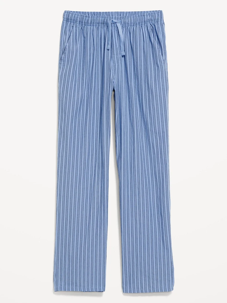 Poplin Pajama Pants for Men