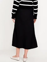 Crepe Midi Skirt