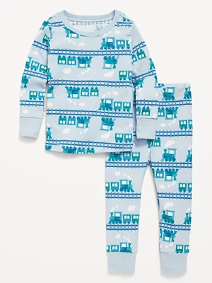 Unisex Printed Snug-Fit Pajama Set for Toddler & Baby